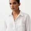 Camisas de corte descontraído em 100% linho Camisas de corte descontraído em 100% linho