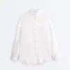 Camisas de corte descontraído em 100% linho Camisas de corte descontraído em 100% linho