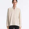 Camisas de gola alta 100% algodão Camisas de gola alta 100% algodão