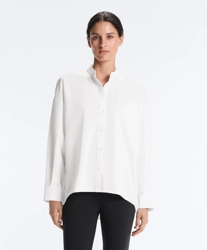 Camisas de gola alta 100% algodão Camisas de gola alta 100% algodão