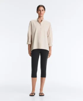 Camisas de gola alta 100% algodão Camisas de gola alta 100% algodão