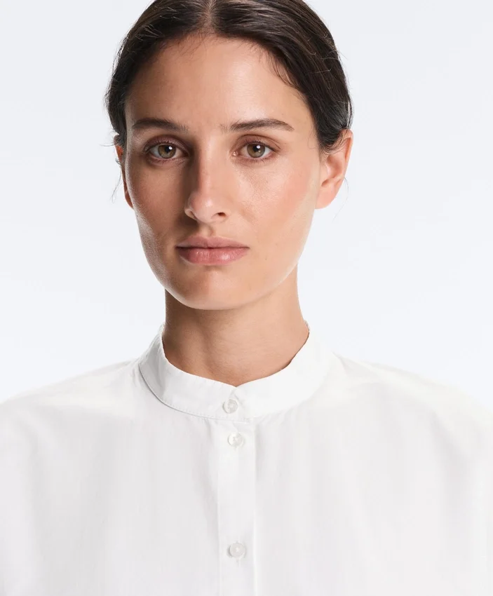 Camisas de gola alta 100% algodão Camisas de gola alta 100% algodão