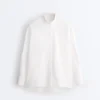 Camisas de gola alta 100% algodão Camisas de gola alta 100% algodão