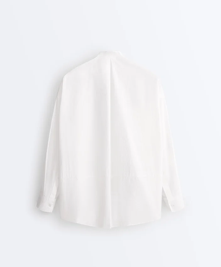 Camisas de gola alta 100% algodão Camisas de gola alta 100% algodão