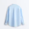 Camisas de gola alta 100% linho