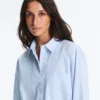 Camisas de manga comprida 100% algodão Camisas de manga comprida 100% algodão