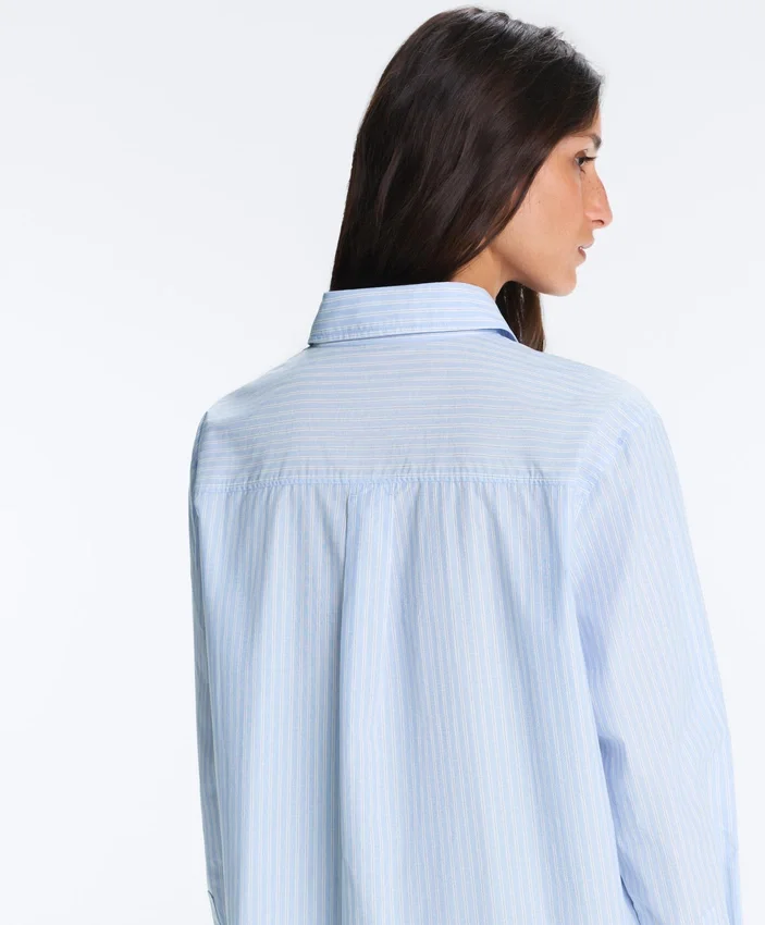 Camisas de manga comprida 100% algodão Camisas de manga comprida 100% algodão