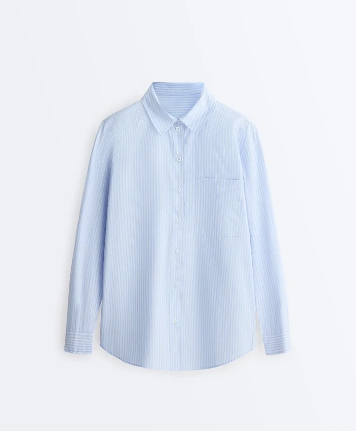Camisas de manga comprida 100% algodão Camisas de manga comprida 100% algodão