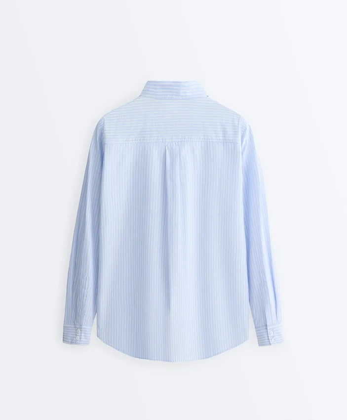 Camisas de manga comprida 100% algodão Camisas de manga comprida 100% algodão