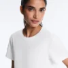 Camisas de manga curta em mistura de algodão, corte regular Camisas de manga curta em mistura de algodão, corte regular