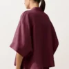 Camisas de manga curta oversize 100% linho Camisas de manga curta oversize 100% linho