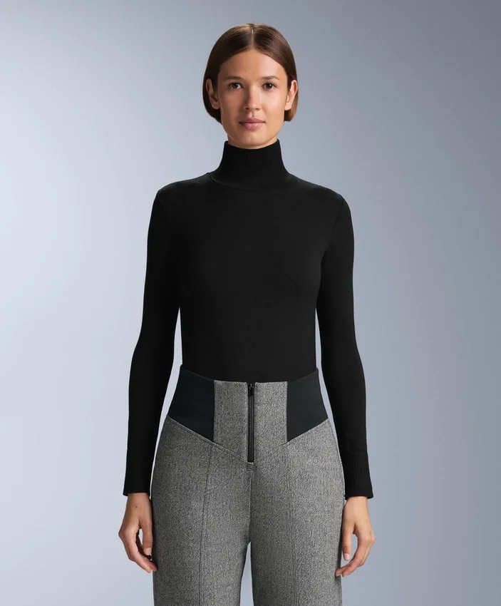 Camisas interiores sem costuras em lã merino Camisas interiores sem costuras em lã merino