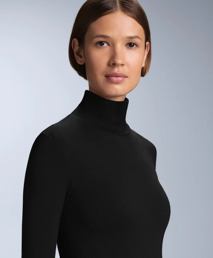Camisas interiores sem costuras em lã merino Camisas interiores sem costuras em lã merino