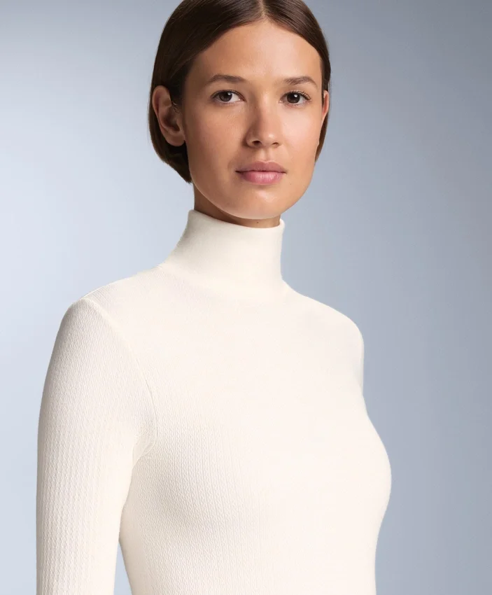 Camisas interiores sem costuras em lã merino Camisas interiores sem costuras em lã merino