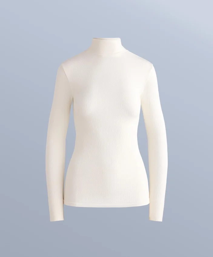 Camisas interiores sem costuras em lã merino Camisas interiores sem costuras em lã merino