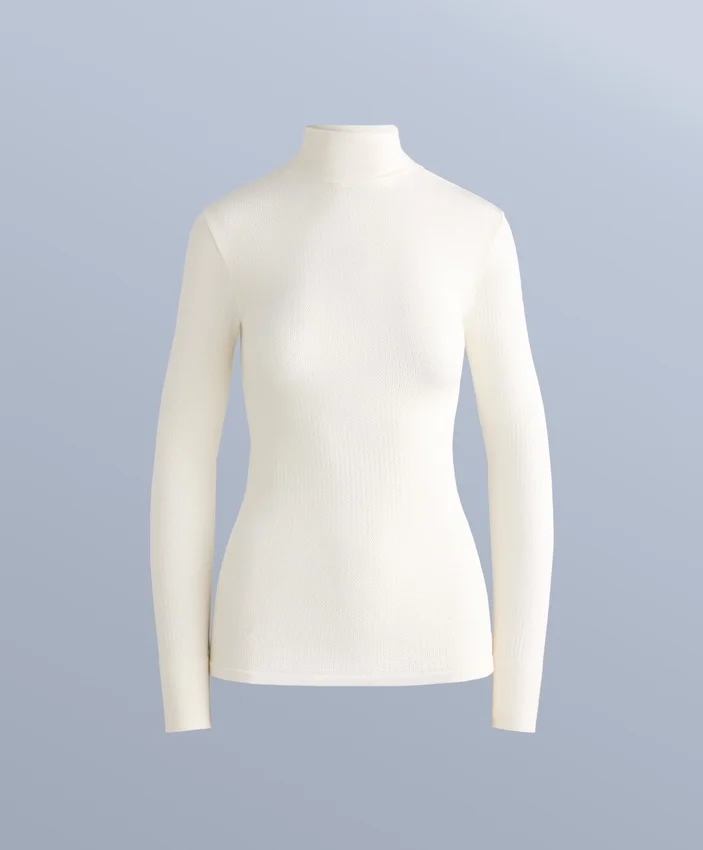 Camisas interiores sem costuras em lã merino Camisas interiores sem costuras em lã merino