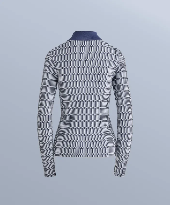Camisas interiores térmicas sem costuras com padrão geométrico Camisas interiores térmicas sem costuras com padrão geométrico