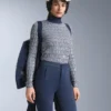Camisas interiores térmicas sem costuras com padrão geométrico Camisas interiores térmicas sem costuras com padrão geométrico