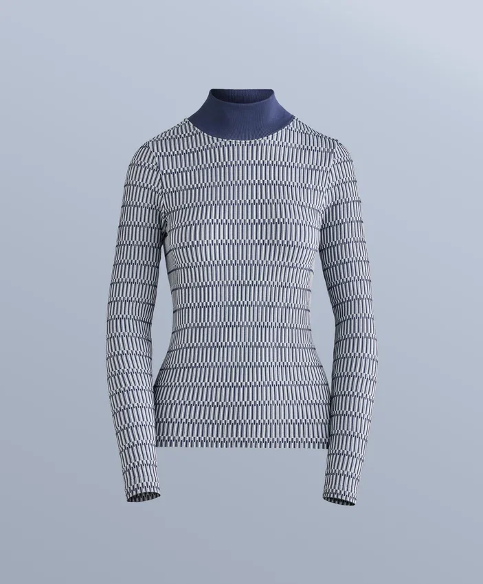 Camisas interiores térmicas sem costuras com padrão geométrico Camisas interiores térmicas sem costuras com padrão geométrico