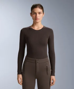 Camisas interiores térmicas sem costuras em jacquard