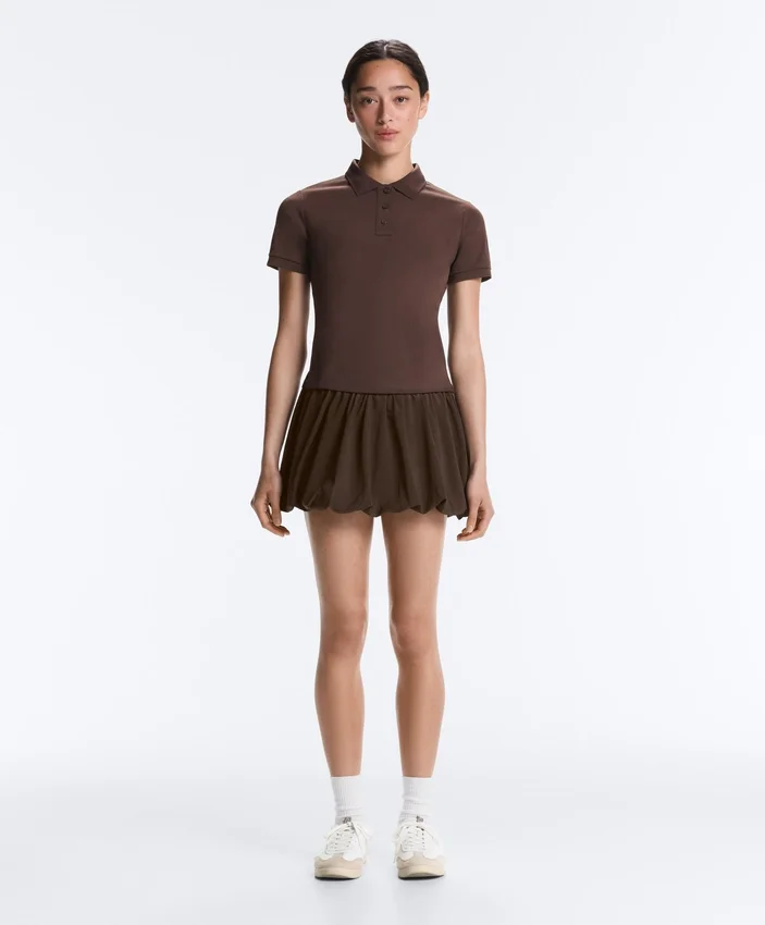 Camisas polo de algodão piqué de corte justo Camisas polo de algodão piqué de corte justo