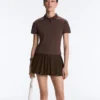Camisas polo de algodão piqué de corte justo Camisas polo de algodão piqué de corte justo