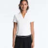 Camisas polo de manga curta com debrum Comfortlux Camisas polo de manga curta com debrum Comfortlux