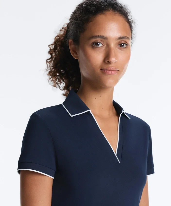 Camisas polo de manga curta com debrum Comfortlux Camisas polo de manga curta com debrum Comfortlux