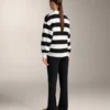 Camisas polo em piqué de algodão às riscas Camisas polo em piqué de algodão às riscas