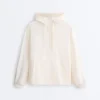 Camisola com meio fecho e bolso frontal, mistura de lyocell e 24% de linho Camisola com meio fecho e bolso frontal, mistura de lyocell e 24% de linho