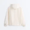 Camisola com meio fecho e bolso frontal, mistura de lyocell e 24% de linho Camisola com meio fecho e bolso frontal, mistura de lyocell e 24% de linho