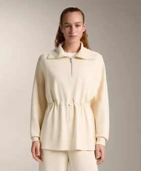 Camisola com meio fecho e modal Soft Touch Camisola com meio fecho e modal Soft Touch