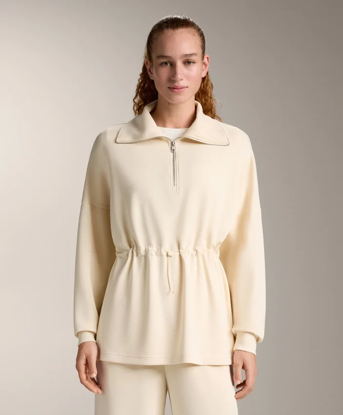 Camisola com meio fecho e modal Soft Touch Camisola com meio fecho e modal Soft Touch