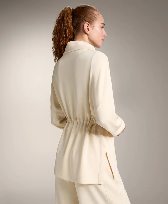Camisola com meio fecho e modal Soft Touch Camisola com meio fecho e modal Soft Touch