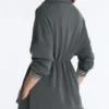 Camisola com meio fecho e modal Soft Touch Camisola com meio fecho e modal Soft Touch