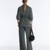 Camisola com meio fecho e modal Soft Touch Camisola com meio fecho e modal Soft Touch