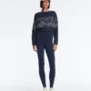 Camisola com riscas marinhas e toque Soft Touch em modal Camisola com riscas marinhas e toque Soft Touch em modal