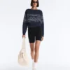 Camisola com riscas marinhas e toque Soft Touch em modal Camisola com riscas marinhas e toque Soft Touch em modal
