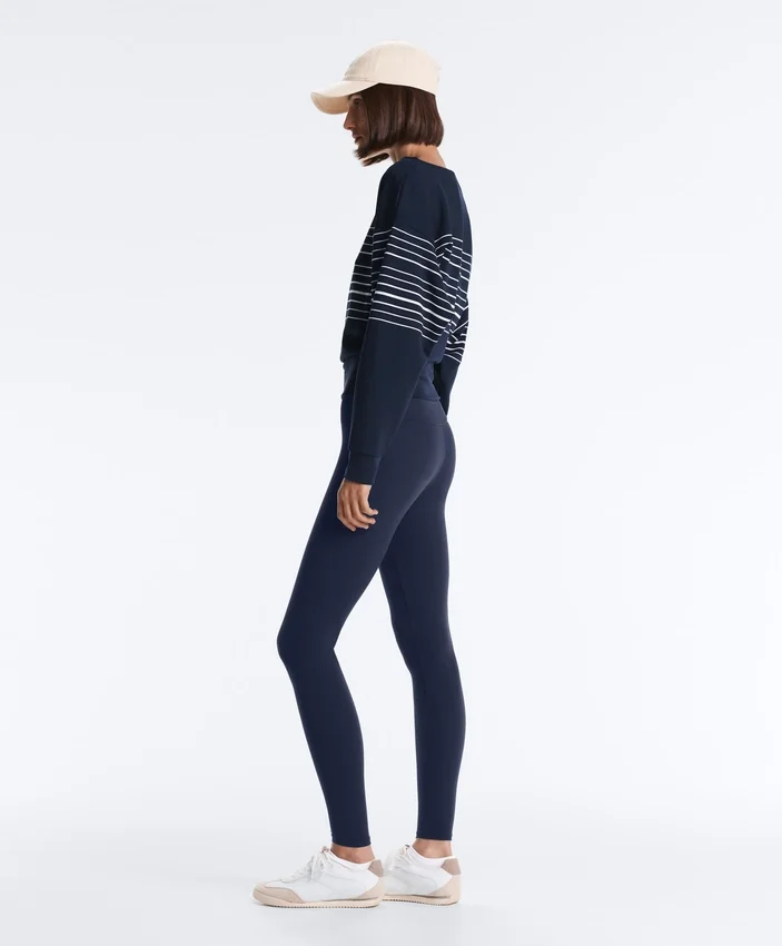 Camisola com riscas marinhas e toque Soft Touch em modal Camisola com riscas marinhas e toque Soft Touch em modal
