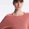 Camisola de gola barco em modal Soft Touch de toque suave Camisola de gola barco em modal Soft Touch de toque suave