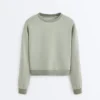Camisola de gola redonda com Soft Touch e modal Camisola de gola redonda com Soft Touch e modal