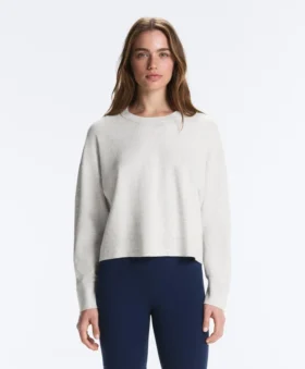 Camisola de malha com gola redonda Camisola de malha com gola redonda