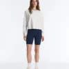 Camisola de malha com gola redonda Camisola de malha com gola redonda