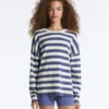 Camisola de malha às riscas Camisola de malha às riscas