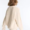 Camisola em malha trançada 100% algodão Camisola em malha trançada 100% algodão