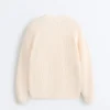 Camisola em malha trançada 100% algodão Camisola em malha trançada 100% algodão
