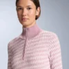 Camisola interior térmica em malha jacquard geométrica Camisola interior térmica em malha jacquard geométrica