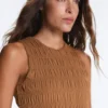 Camisola sem mangas Comfortlux com corte franzido Camisola sem mangas Comfortlux com corte franzido