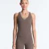 Camisola sem mangas Comfortlux com decote cruzado Camisola sem mangas Comfortlux com decote cruzado