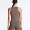 Camisola sem mangas Comfortlux com decote cruzado Camisola sem mangas Comfortlux com decote cruzado